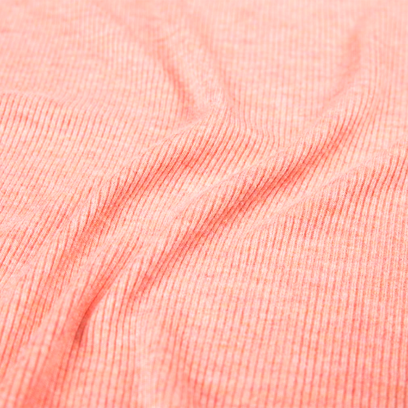 2x2 Rayon Stretch värjätty lanka Rib Knit Kangas